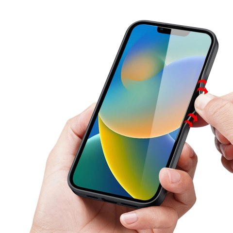Dux Ducis Fino etui pokrowiec pokryty nylonowym materiałem iPhone 14 Plus niebieski Dux Ducis Fino etui pokrowiec pokryty nylonowym materiałem iPhone 14 Plus niebieski
