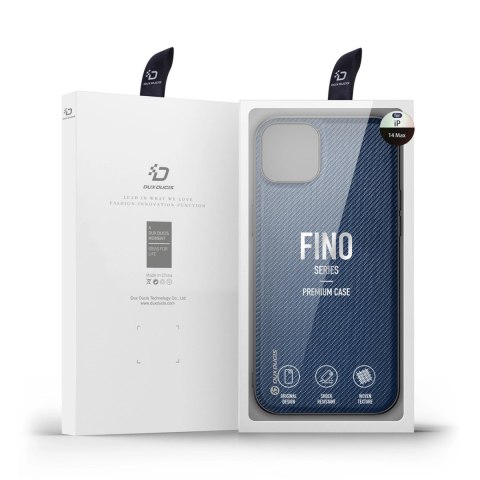 Dux Ducis Fino etui pokrowiec pokryty nylonowym materiałem iPhone 14 Plus niebieski Dux Ducis Fino etui pokrowiec pokryty nylonowym materiałem iPhone 14 Plus niebieski