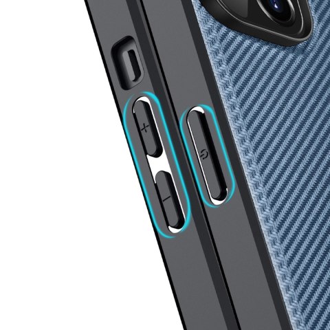 Dux Ducis Fino etui pokrowiec pokryty nylonowym materiałem iPhone 14 Plus niebieski Dux Ducis Fino etui pokrowiec pokryty nylonowym materiałem iPhone 14 Plus niebieski