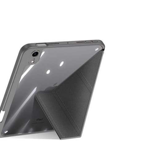 Dux Ducis Magi etui do iPad mini 2021 pokrowiec smart cover z podstawką i schowkiem na Apple Pencil szary Dux Ducis Magi etui do iPad mini 2021 pokrowiec smart cover z podstawką i schowkiem na Apple Pencil szary