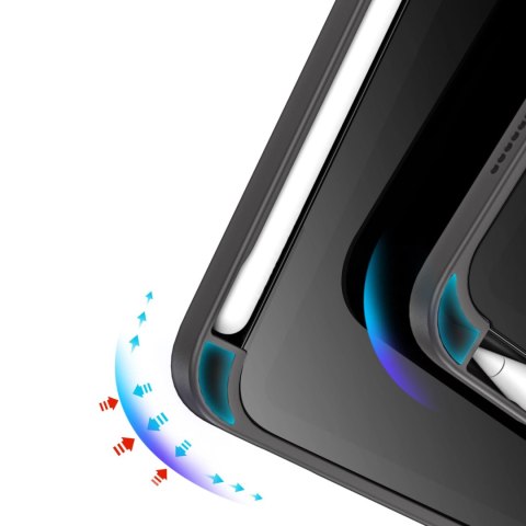 Dux Ducis Magi etui do iPad mini 2021 pokrowiec smart cover z podstawką i schowkiem na Apple Pencil szary Dux Ducis Magi etui do iPad mini 2021 pokrowiec smart cover z podstawką i schowkiem na Apple Pencil szary