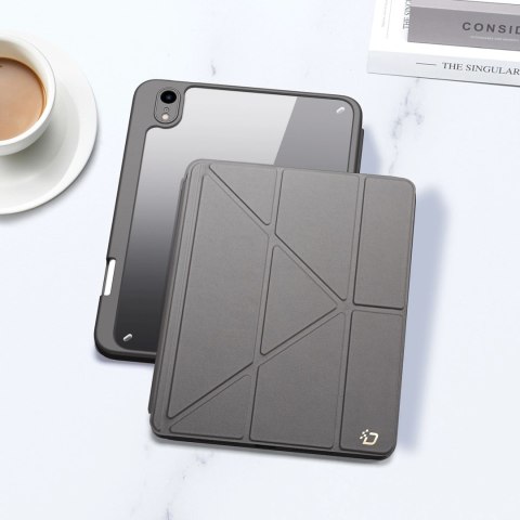 Dux Ducis Magi etui do iPad mini 2021 pokrowiec smart cover z podstawką i schowkiem na Apple Pencil szary Dux Ducis Magi etui do iPad mini 2021 pokrowiec smart cover z podstawką i schowkiem na Apple Pencil szary