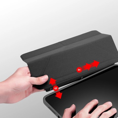 Dux Ducis Magi etui do iPad mini 2021 pokrowiec smart cover z podstawką i schowkiem na Apple Pencil szary Dux Ducis Magi etui do iPad mini 2021 pokrowiec smart cover z podstawką i schowkiem na Apple Pencil szary
