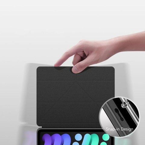 Dux Ducis Magi etui do iPad mini 2021 pokrowiec smart cover z podstawką i schowkiem na Apple Pencil szary Dux Ducis Magi etui do iPad mini 2021 pokrowiec smart cover z podstawką i schowkiem na Apple Pencil szary