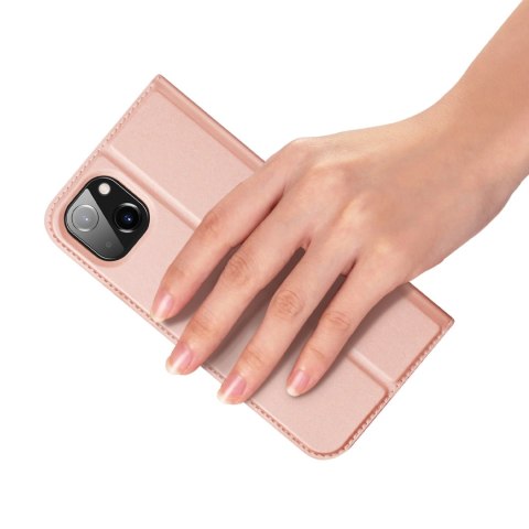 Dux Ducis Skin Pro kabura etui pokrowiec z klapką iPhone 14 Plus różowy Dux Ducis Skin Pro kabura etui pokrowiec z klapką iPhone 14 Plus różowy
