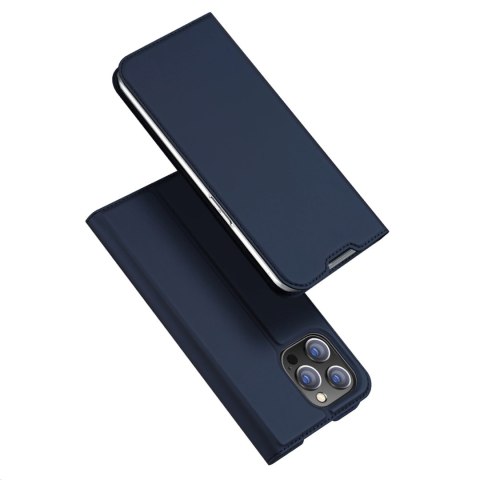 Dux Ducis Skin Pro kabura etui pokrowiec z klapką iPhone 14 Pro niebieski Dux Ducis Skin Pro kabura etui pokrowiec z klapką iPhone 14 Pro niebieski