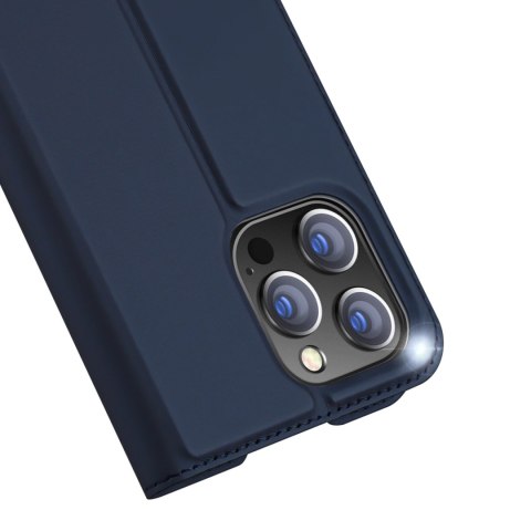 Dux Ducis Skin Pro kabura etui pokrowiec z klapką iPhone 14 Pro niebieski Dux Ducis Skin Pro kabura etui pokrowiec z klapką iPhone 14 Pro niebieski
