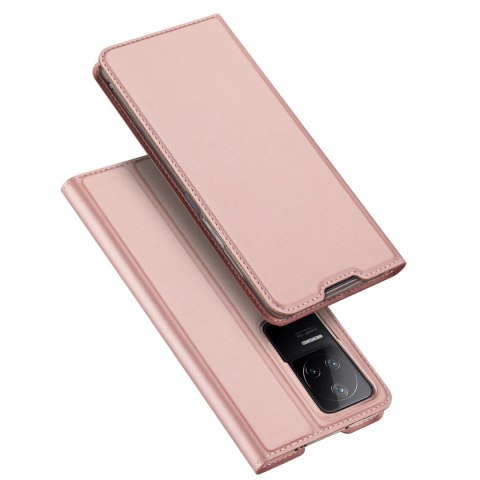 Dux Ducis Skin Pro kabura etui pokrowiec z klapką Xiaomi Poco F4 5G różowy Dux Ducis Skin Pro kabura etui pokrowiec z klapką Xiaomi Poco F4 5G różowy