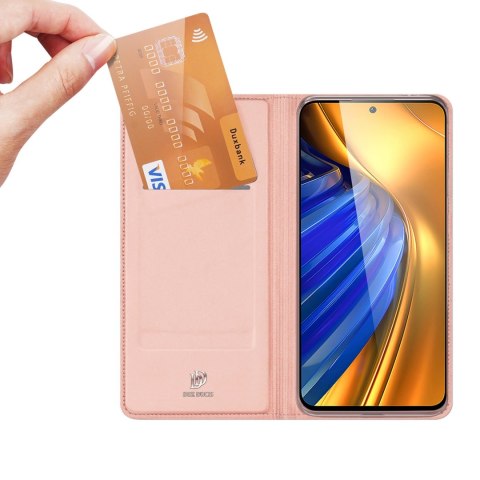 Dux Ducis Skin Pro kabura etui pokrowiec z klapką Xiaomi Poco F4 5G różowy Dux Ducis Skin Pro kabura etui pokrowiec z klapką Xiaomi Poco F4 5G różowy