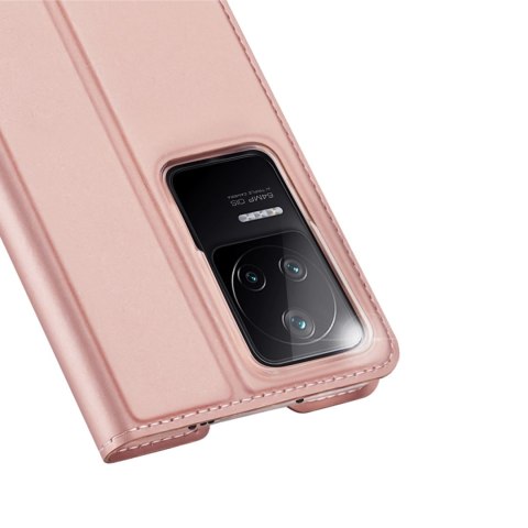 Dux Ducis Skin Pro kabura etui pokrowiec z klapką Xiaomi Poco F4 5G różowy Dux Ducis Skin Pro kabura etui pokrowiec z klapką Xiaomi Poco F4 5G różowy