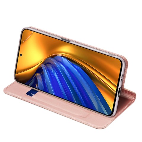 Dux Ducis Skin Pro kabura etui pokrowiec z klapką Xiaomi Poco F4 5G różowy Dux Ducis Skin Pro kabura etui pokrowiec z klapką Xiaomi Poco F4 5G różowy