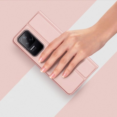 Dux Ducis Skin Pro kabura etui pokrowiec z klapką Xiaomi Poco F4 5G różowy Dux Ducis Skin Pro kabura etui pokrowiec z klapką Xiaomi Poco F4 5G różowy