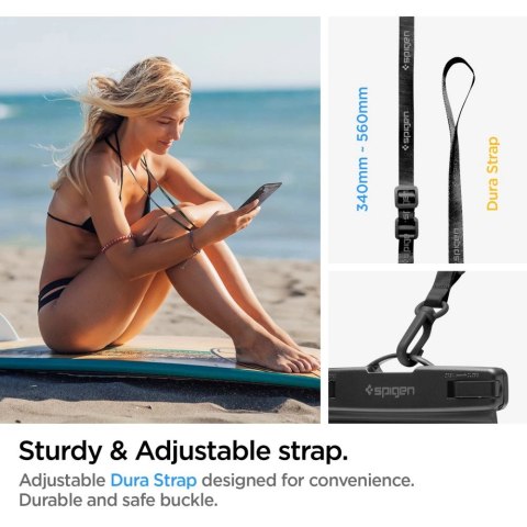Etui Spigen Aqua Shield A601 wodoodporne IPX8 - czarne