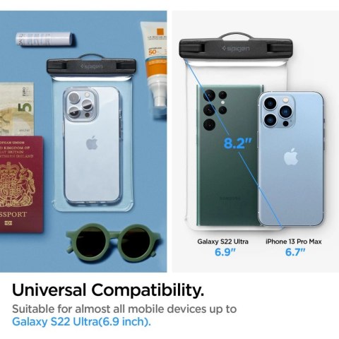 Etui Spigen Aqua Shield A601 wodoodporne IPX8 - przezroczyste