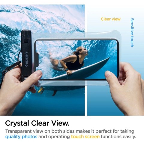 Etui Spigen Aqua Shield A601 wodoodporne IPX8 - przezroczyste