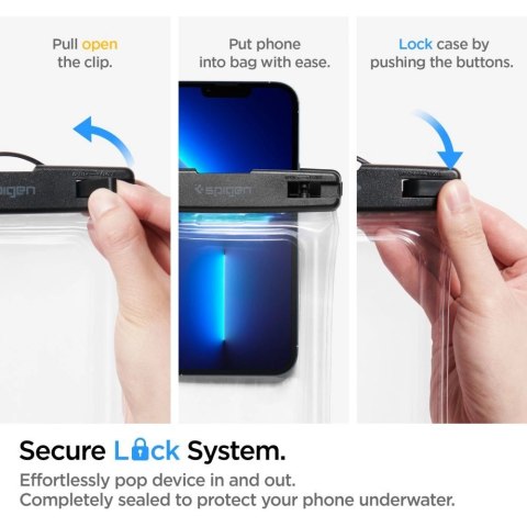 Etui Spigen Aqua Shield A610 wodoodporne unoszące się na wodzie - przezroczyste Etui Spigen Aqua Shield A610 wodoodporne unoszące się na wodzie - przezroczyste