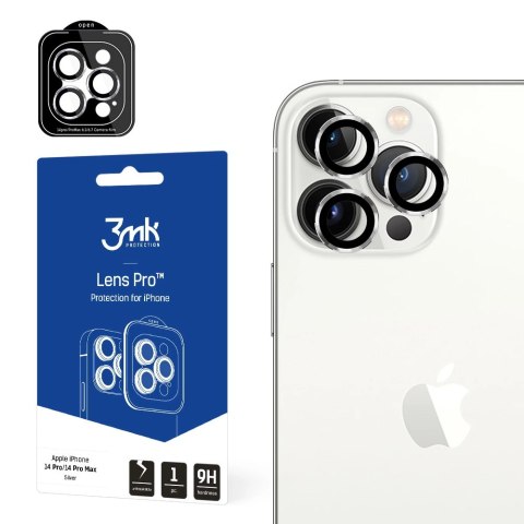 Osłona aparatu 3mk Lens Protection Pro na iPhone 14 Pro / iPhone 14 Pro Max - srebrna Osłona aparatu 3mk Lens Protection Pro na iPhone 14 Pro / iPhone 14 Pro Max - srebrna