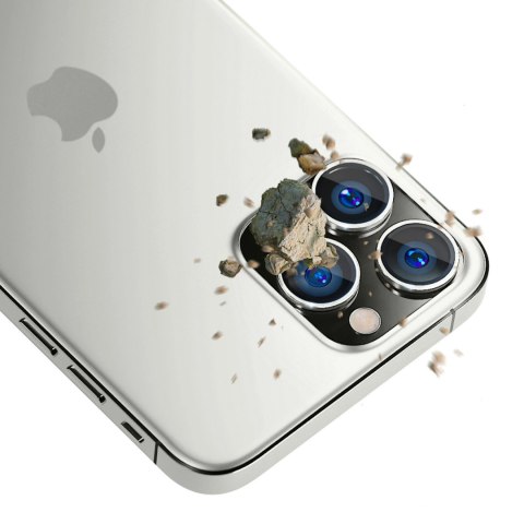 Osłona aparatu 3mk Lens Protection Pro na iPhone 14 Pro / iPhone 14 Pro Max - srebrna Osłona aparatu 3mk Lens Protection Pro na iPhone 14 Pro / iPhone 14 Pro Max - srebrna