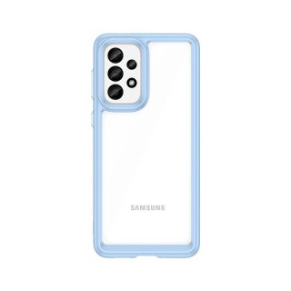 Outer Space Case etui Samsung Galaxy A33 5G pokrowiec z elastyczną ramką niebieskie