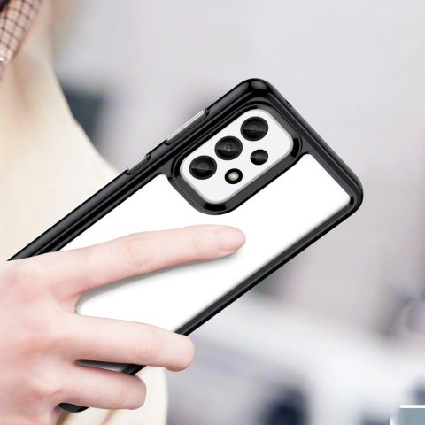 Outer Space Case etui Samsung Galaxy A33 5G pokrowiec z elastyczną ramką niebieskie