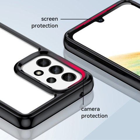 Outer Space Case etui Samsung Galaxy A33 5G pokrowiec z elastyczną ramką niebieskie