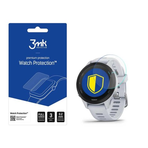 Szkło hybrydowe 3mk Watch Protection™ v. FlexibleGlass Lite na Garmin Forerunner 255s Music Szkło hybrydowe 3mk Watch Protection™ v. FlexibleGlass Lite na Garmin Forerunner 255s Music