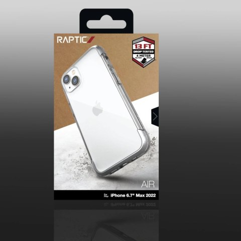 Raptic X-Doria Air Case etui iPhone 14 Plus pancerny pokrowiec srebrny Raptic X-Doria Air Case etui iPhone 14 Plus pancerny pokrowiec srebrny