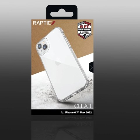 Raptic X-Doria Clear Case etui iPhone 14 Plus pancerny pokrowiec przezroczysty Raptic X-Doria Clear Case etui iPhone 14 Plus pancerny pokrowiec przezroczysty