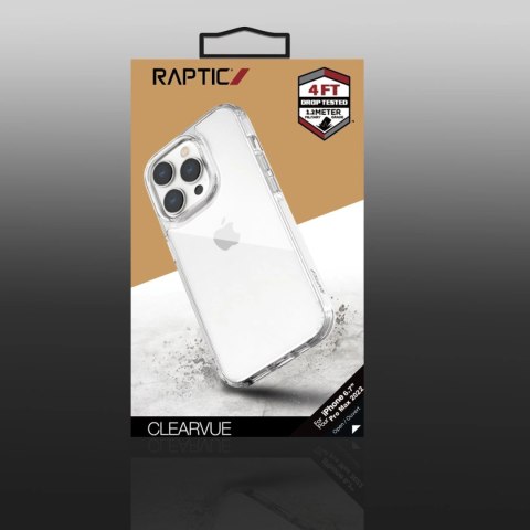 Raptic X-Doria Clearvue Case etui iPhone 14 Pro Max pokrowiec plecki przezroczysty Raptic X-Doria Clearvue Case etui iPhone 14 Pro Max pokrowiec plecki przezroczysty