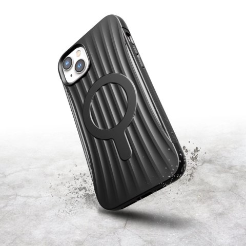 Raptic X-Doria Clutch Built Case etui iPhone 14 Plus z MagSafe pokrowiec plecki czarny Raptic X-Doria Clutch Built Case etui iPhone 14 Plus z MagSafe pokrowiec plecki czarny