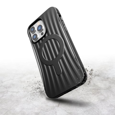 Raptic X-Doria Clutch Built Case etui iPhone 14 Pro Max z MagSafe pokrowiec plecki czarny Raptic X-Doria Clutch Built Case etui iPhone 14 Pro Max z MagSafe pokrowiec plecki czarny