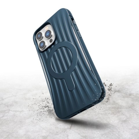 Raptic X-Doria Clutch Built Case etui iPhone 14 Pro Max z MagSafe pokrowiec plecki niebieski Raptic X-Doria Clutch Built Case etui iPhone 14 Pro Max z MagSafe pokrowiec plecki niebieski