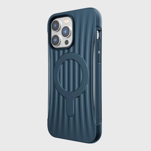Raptic X-Doria Clutch Built Case etui iPhone 14 Pro Max z MagSafe pokrowiec plecki niebieski Raptic X-Doria Clutch Built Case etui iPhone 14 Pro Max z MagSafe pokrowiec plecki niebieski