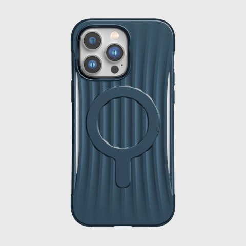 Raptic X-Doria Clutch Built Case etui iPhone 14 Pro Max z MagSafe pokrowiec plecki niebieski Raptic X-Doria Clutch Built Case etui iPhone 14 Pro Max z MagSafe pokrowiec plecki niebieski