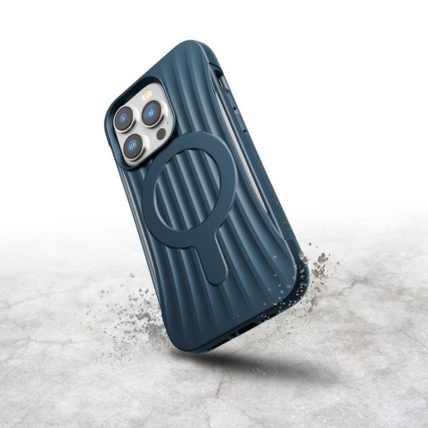 Raptic X-Doria Clutch Built Case etui iPhone 14 Pro z MagSafe pokrowiec plecki niebieski Raptic X-Doria Clutch Built Case etui iPhone 14 Pro z MagSafe pokrowiec plecki niebieski