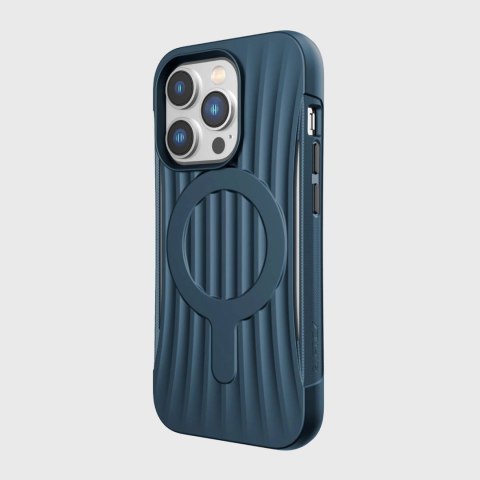 Raptic X-Doria Clutch Built Case etui iPhone 14 Pro z MagSafe pokrowiec plecki niebieski Raptic X-Doria Clutch Built Case etui iPhone 14 Pro z MagSafe pokrowiec plecki niebieski