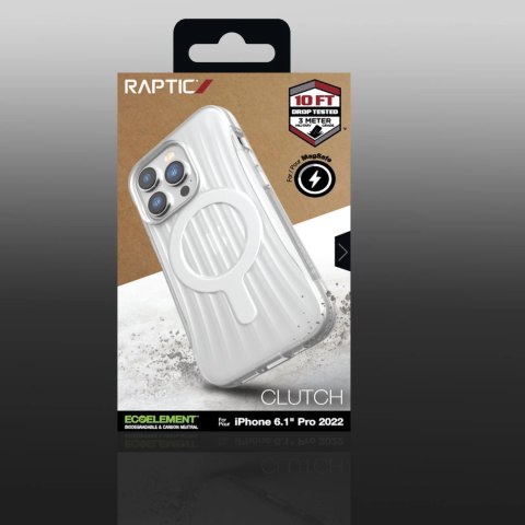 Raptic X-Doria Clutch Built Case etui iPhone 14 Pro z MagSafe pokrowiec plecki przezroczysty Raptic X-Doria Clutch Built Case etui iPhone 14 Pro z MagSafe pokrowiec plecki przezroczysty