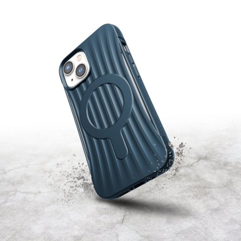 Raptic X-Doria Clutch Built Case etui iPhone 14 z MagSafe pokrowiec plecki niebieski Raptic X-Doria Clutch Built Case etui iPhone 14 z MagSafe pokrowiec plecki niebieski
