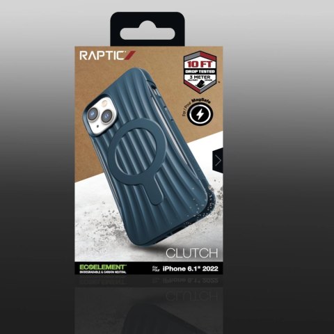 Raptic X-Doria Clutch Built Case etui iPhone 14 z MagSafe pokrowiec plecki niebieski Raptic X-Doria Clutch Built Case etui iPhone 14 z MagSafe pokrowiec plecki niebieski