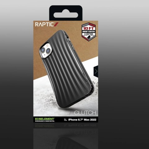 Raptic X-Doria Clutch Case etui iPhone 14 Plus pokrowiec plecki czarny Raptic X-Doria Clutch Case etui iPhone 14 Plus pokrowiec plecki czarny