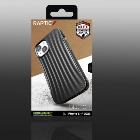 Raptic X-Doria Clutch Case etui iPhone 14 pokrowiec plecki czarny Raptic X-Doria Clutch Case etui iPhone 14 pokrowiec plecki czarny