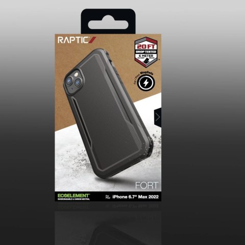 Raptic X-Doria Fort Case etui iPhone 14 Plus z MagSafe pancerny pokrowiec czarny Raptic X-Doria Fort Case etui iPhone 14 Plus z MagSafe pancerny pokrowiec czarny