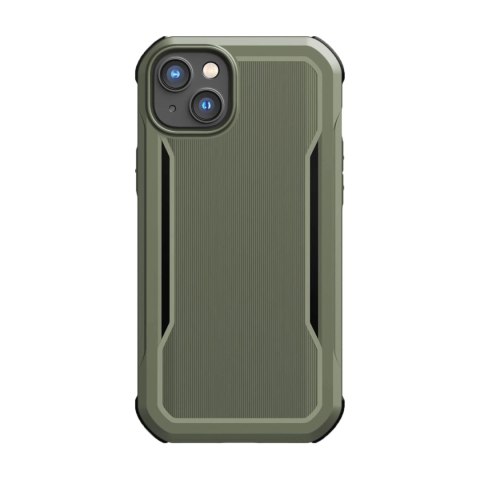 Raptic X-Doria Fort Case etui iPhone 14 Plus z MagSafe pancerny pokrowiec zielony Raptic X-Doria Fort Case etui iPhone 14 Plus z MagSafe pancerny pokrowiec zielony