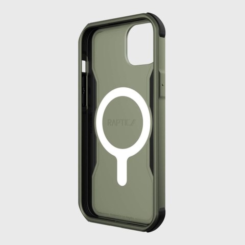 Raptic X-Doria Fort Case etui iPhone 14 Plus z MagSafe pancerny pokrowiec zielony Raptic X-Doria Fort Case etui iPhone 14 Plus z MagSafe pancerny pokrowiec zielony