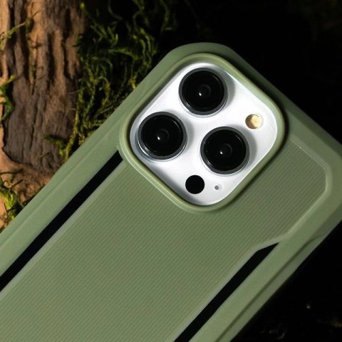 Raptic X-Doria Fort Case etui iPhone 14 Plus z MagSafe pancerny pokrowiec zielony Raptic X-Doria Fort Case etui iPhone 14 Plus z MagSafe pancerny pokrowiec zielony