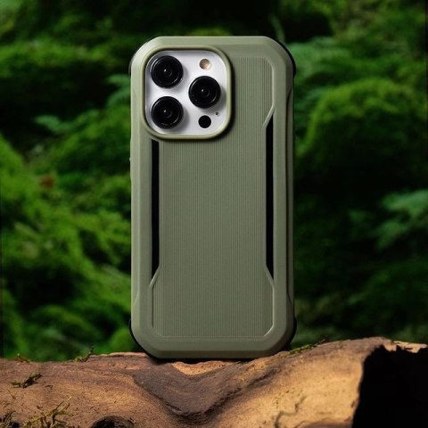 Raptic X-Doria Fort Case etui iPhone 14 Plus z MagSafe pancerny pokrowiec zielony Raptic X-Doria Fort Case etui iPhone 14 Plus z MagSafe pancerny pokrowiec zielony