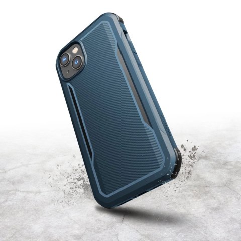 Raptic X-Doria Fort Case etui iPhone 14 Pro Max z MagSafe pancerny pokrowiec niebieski Raptic X-Doria Fort Case etui iPhone 14 Pro Max z MagSafe pancerny pokrowiec niebieski