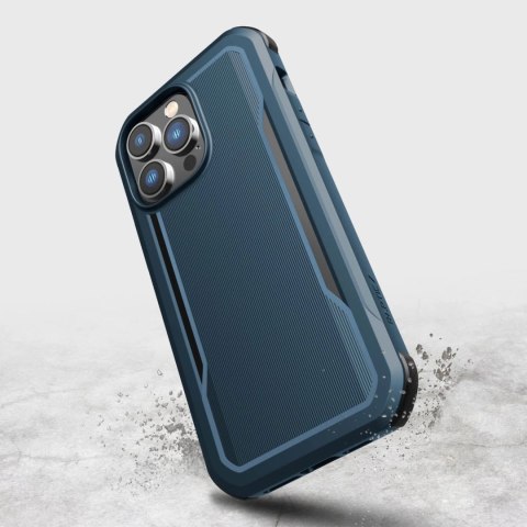 Raptic X-Doria Fort Case etui iPhone 14 Pro Max z MagSafe pancerny pokrowiec niebieski Raptic X-Doria Fort Case etui iPhone 14 Pro Max z MagSafe pancerny pokrowiec niebieski