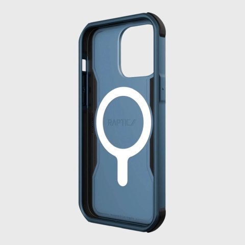 Raptic X-Doria Fort Case etui iPhone 14 Pro Max z MagSafe pancerny pokrowiec niebieski Raptic X-Doria Fort Case etui iPhone 14 Pro Max z MagSafe pancerny pokrowiec niebieski