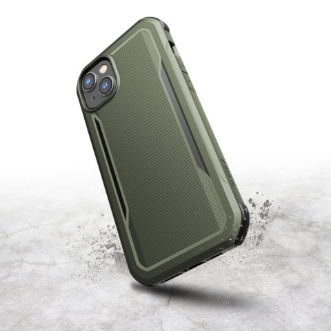Raptic X-Doria Fort Case etui iPhone 14 Pro Max z MagSafe pancerny pokrowiec zielony Raptic X-Doria Fort Case etui iPhone 14 Pro Max z MagSafe pancerny pokrowiec zielony